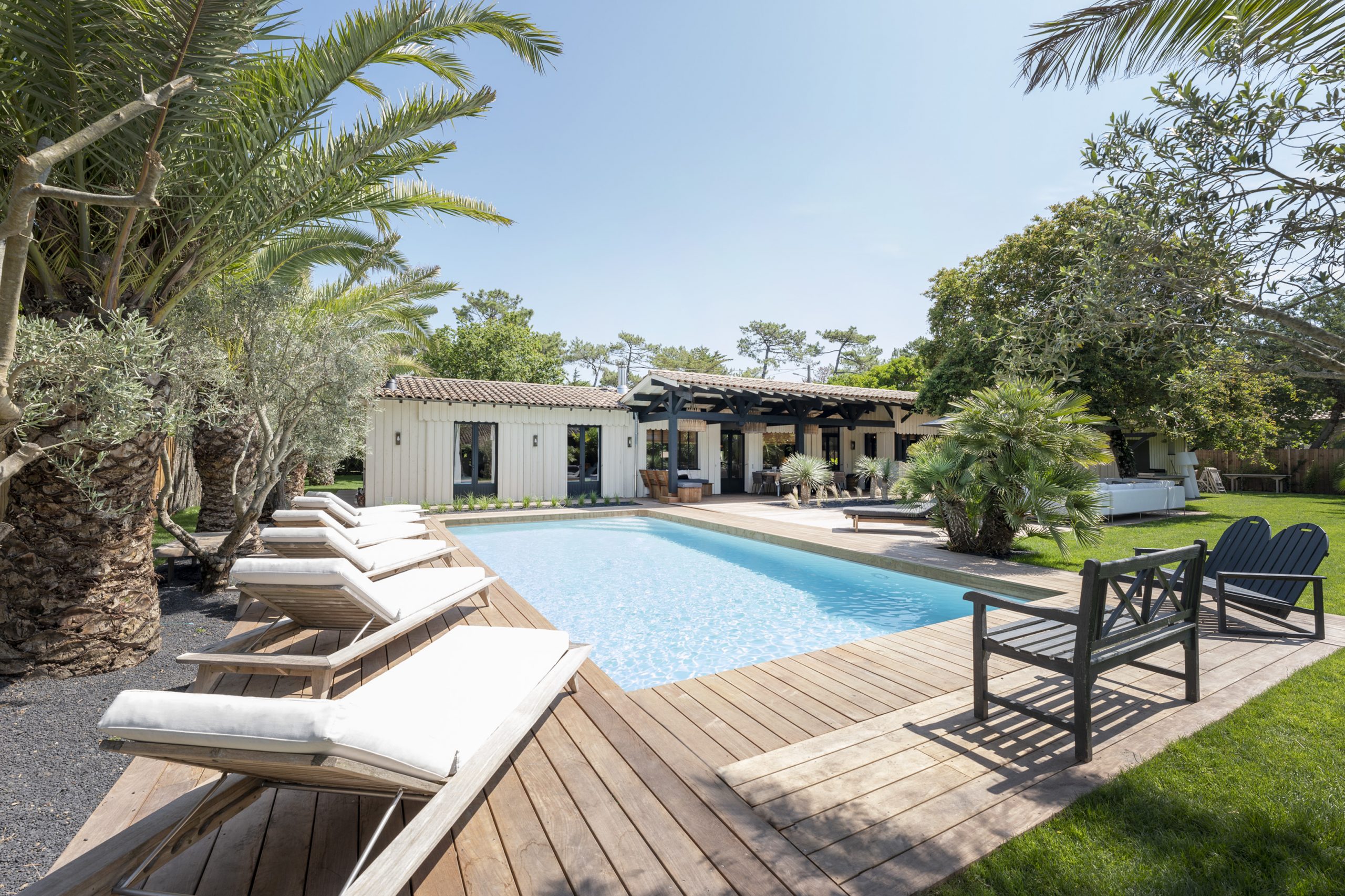 Villa au Cap-Ferret piscine